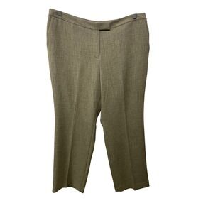 Kasper 16P Cypress Straight Leg Dress Pants Petite Career Office Academia NEW